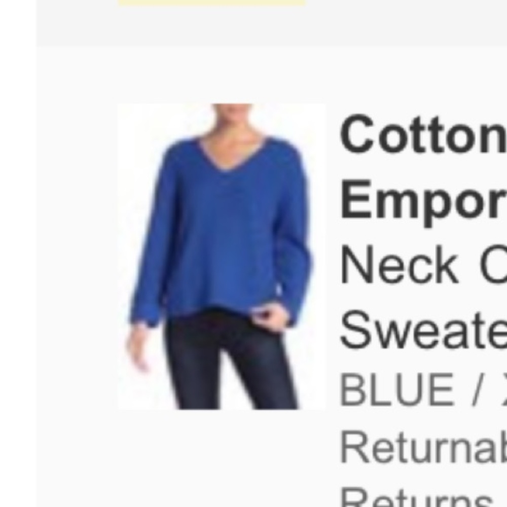 royal blue sweater